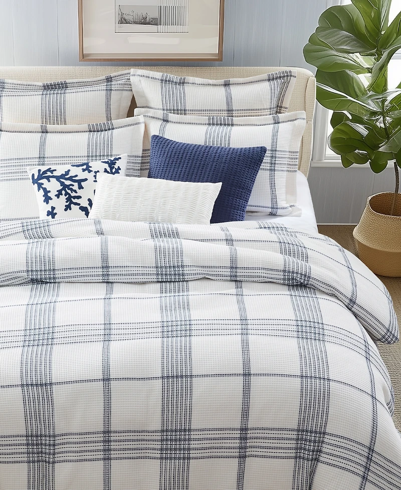 Levtex Home Waffle Plaid 3-Pc. Comforter Set