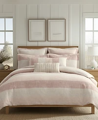 Levtex Sand Stripes Textured 3-Pc. Comforter Set, Full/Queen