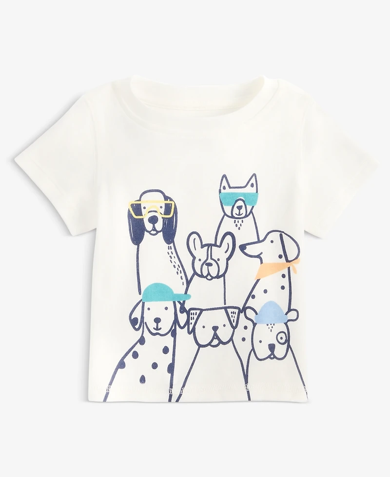First Impressions Baby Boys Stylish Pups T-Shirt, Macy's Exclusive