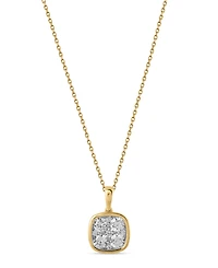 Macy's Diamond Pendant Necklace (1 ct. t.w.) in 14K Yellow Gold