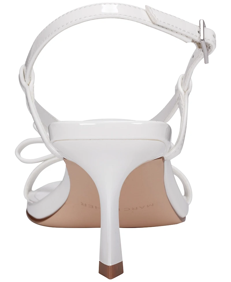 Marc Fisher Women's Danzy Bow Square Toe Dress Sandals