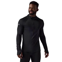 Backcountry Men's Pines Microgrid Ultra-Lt Baselayer Zip Scuba Top Lightweight Long Underwear Tops