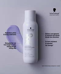 Schwarzkopf BlondMe Bond Repair Purple Conditioner, 8.45 oz.