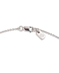 Lauren Ralph Lauren Sterling Silver Horsebit Y Necklace