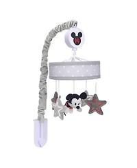 Lambs & Ivy Disney Baby Magical Mickey Mouse Musical Baby Crib Mobile - Gray