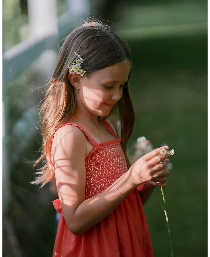 Hope & Henry Little Girls Sleeveless Smocked Sundress