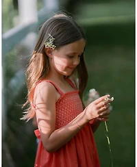 Hope & Henry Little Girls Sleeveless Smocked Sundress