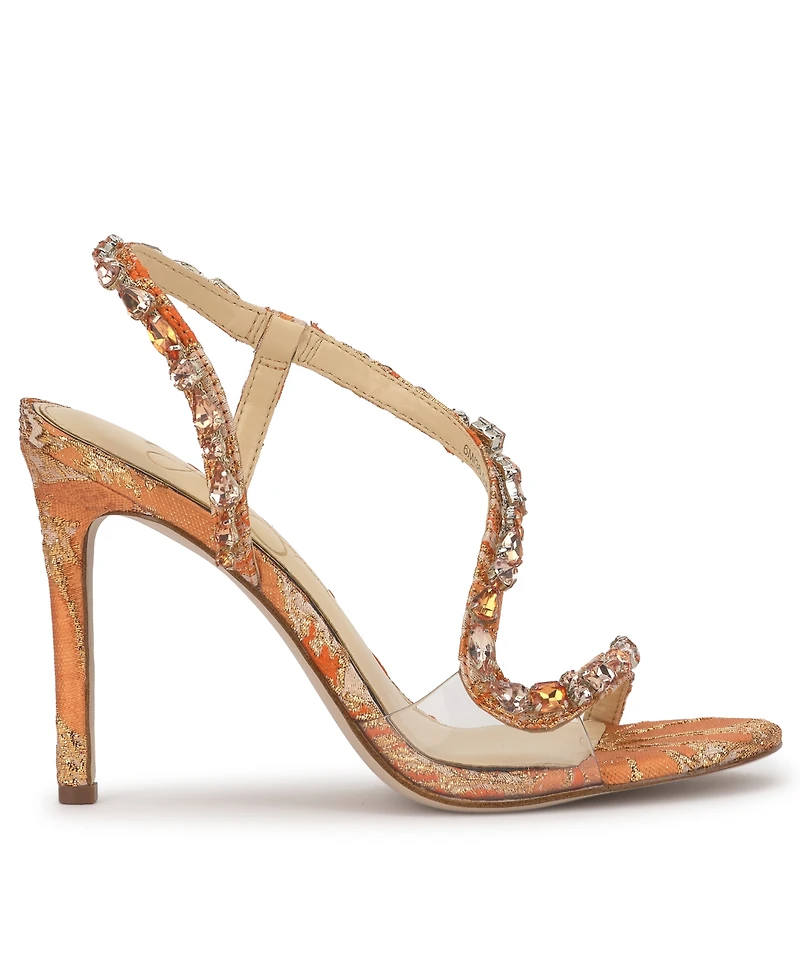 Jessica Simpson Women's Jaycin Barely-There Rhinestone Evening Sandals