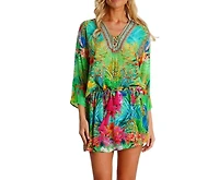 La Moda Clothing Women's Short Tunic Dress
