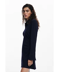 Desigual Women's Striped slim dress