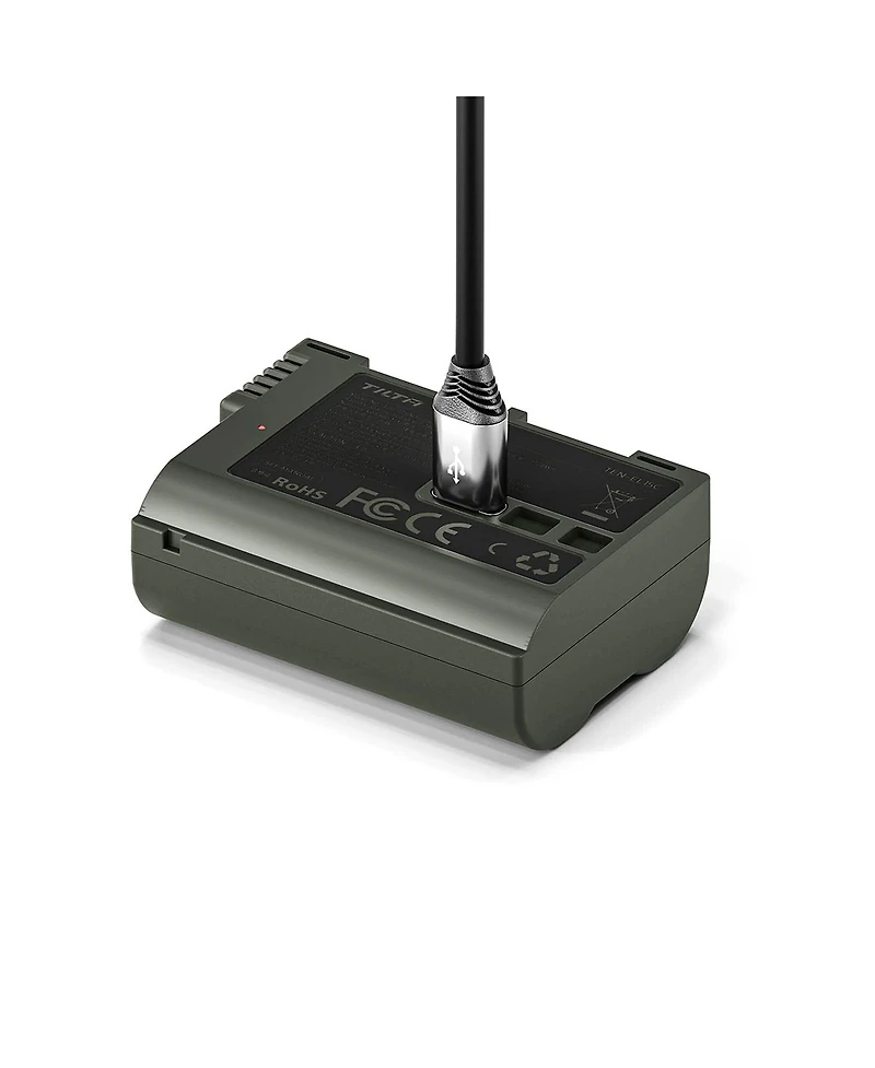 Tilta En-EL15C 17.28Wh 7.2V 2400mAh Lithium-Ion Battery with Usb-c Charging Port, Green
