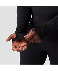 Backcountry Men's Pines Microgrid Ultra-Lt Baselayer 1/4-Zip Top Lightweight Long Underwear Tops