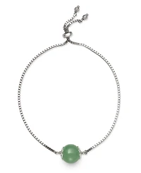 Macy's Jad Bolo Bracelet in Sterling Silver