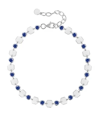 Macy's Lab-Grown Sapphire Luna Bracelet (2-1/5 ct. t.w.) in Sterling Silver