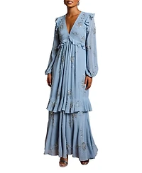 Coast Women's Embellished Flower Georgette Midi Dress