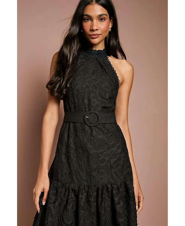 mini beach dresses Tropical Satin Asymmetric Drape Mini Dress