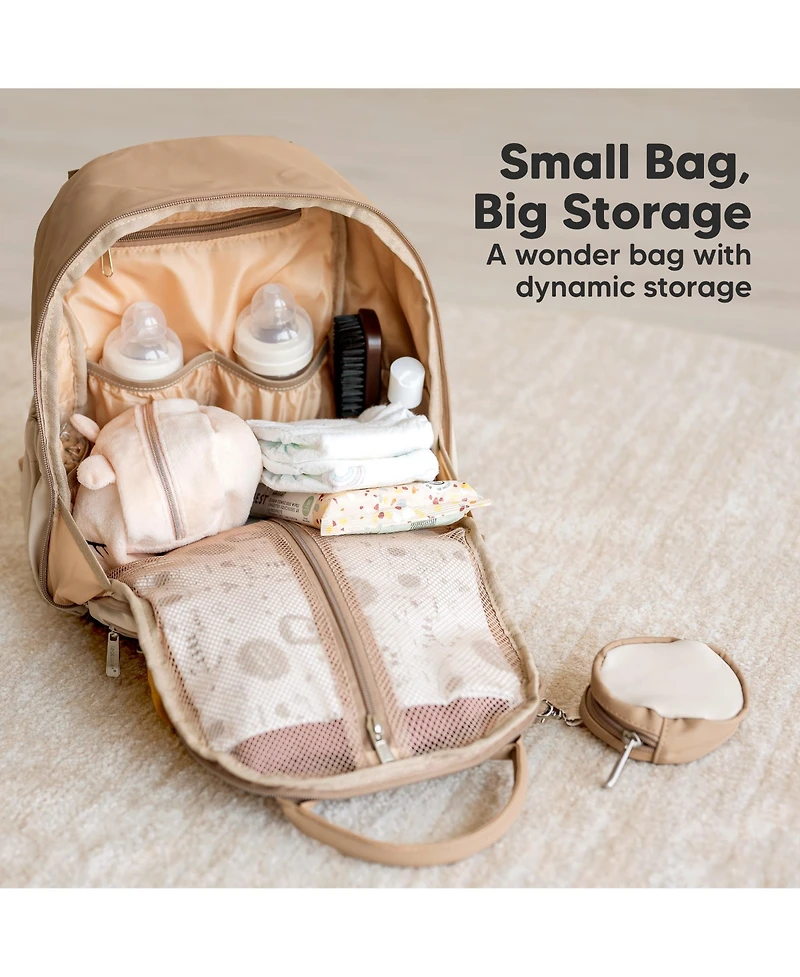 KeaBabies Play Diaper Bag Backpack Comes with Portable Changing Pad, Baby for Mom, Travel Essential