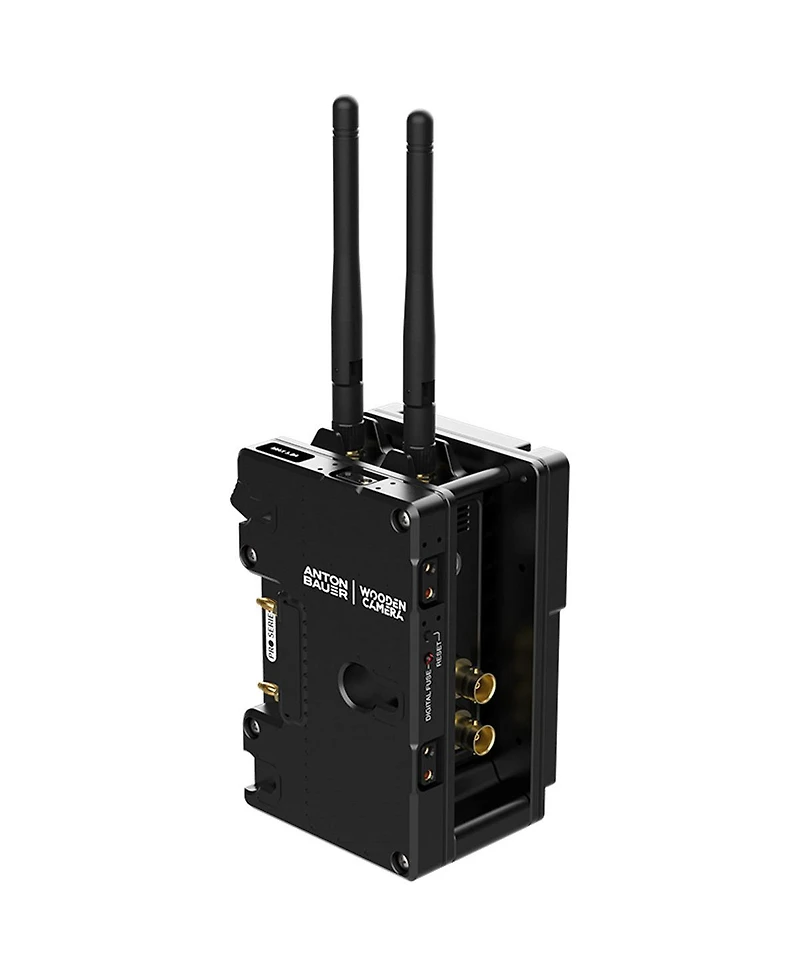 Wooden Camera Dual Battery Plate Cradle for Teradek Bolt Lt Transmitter, V-Mount to Gold Mount