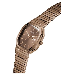 Guess Men's Coffee Brown Analog Watch, 35mm