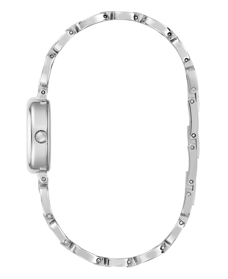 Guess Women's Silver-Tone Analog Watch, 21mm