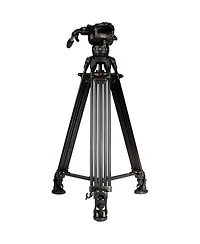 Ikan E-Image GA752 3-Section Aluminum Tripod with GH10 Fluid Video Head and GS01 Mid-Level Spreader