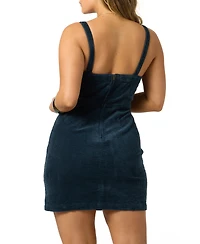 O'Neill Juniors' Langford Square-Neck Mini Dress