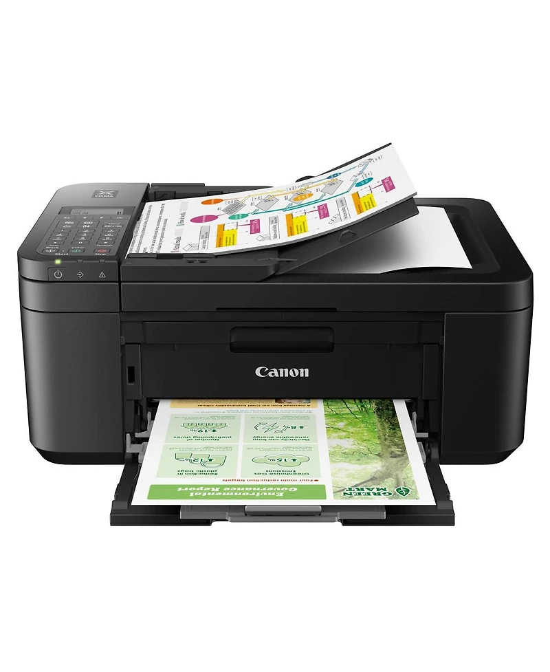 Canon Pixma TR4720 Wireless All-In-One Inkjet Printer, Black, Bundle with Standard and High Capacity Black Ink Pack