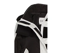 Caalo Women's Water-resistant Convertible Sustainable Raincoat