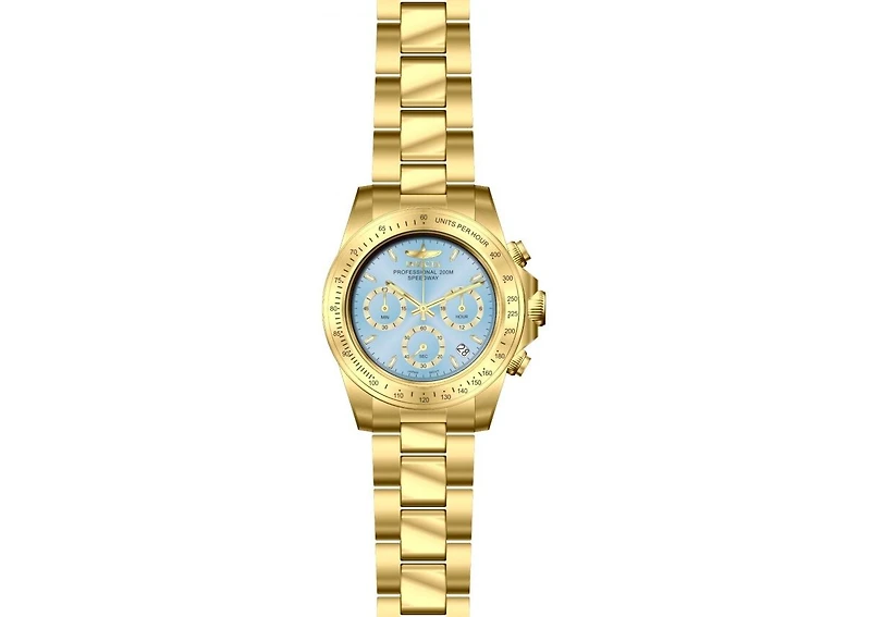 Invicta Women's 18256 Speedway Quartz Chronograph Light Blue Dial Watch