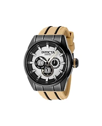 Invicta Men's 49053 Speedway Quartz Chronograph Silver, Black Dial Watch