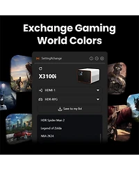 BenQ X3100i 4K Uhd Hdr 4LED Dlp Gaming Projector