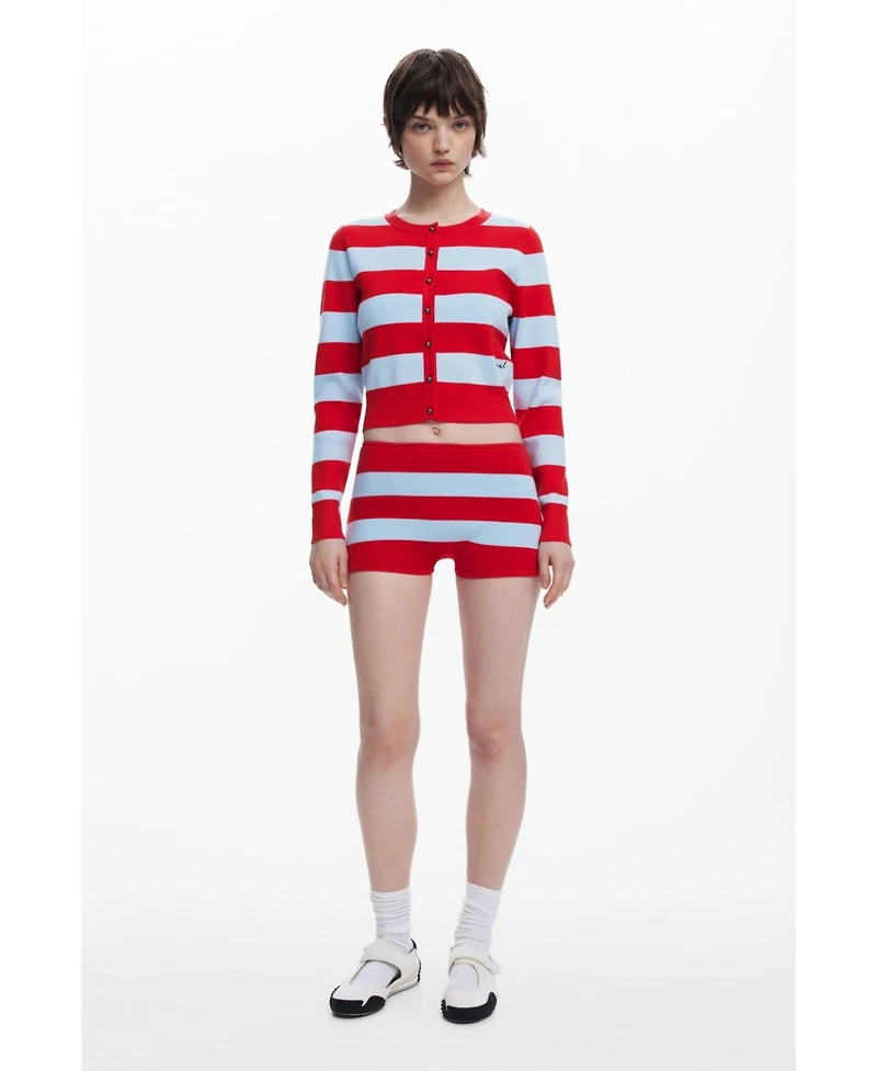 Desigual Women's Ribbed striped cardigan