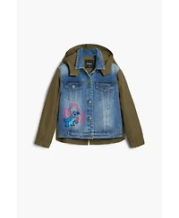 Desigual Girls's Stitch combined parka