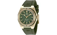 Technomarine Women's Tm-416083 Coral Quartz Olive Green Dial Watch