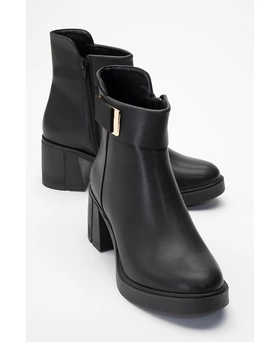 Prologue Shoes Rashe Block Heel Zip Boot (Women)