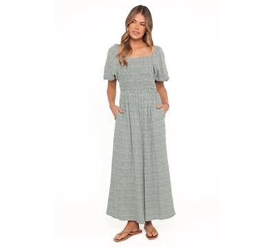 Petal and Pup Women's Bethany Jumpsuit - Green