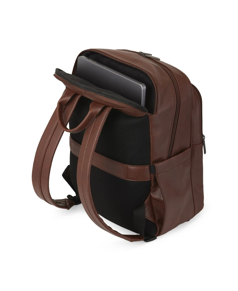Bugatti Palermo 17" Leather Backpack