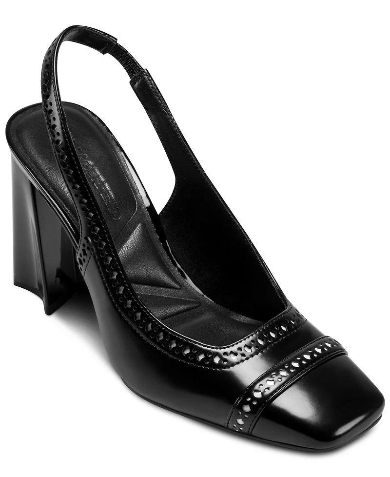 Karl Lagerfeld Paris Women's Siofra Square Toe Heels