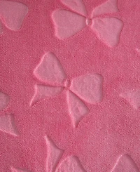 Betsey Johnson Flirty Bows Embossed Plush Comforter Set