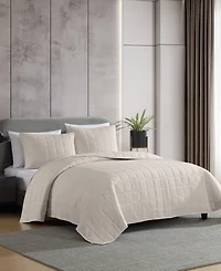 Kenneth Cole New York Solid Stonewashed 2-Pc. Quilt Set, Twin