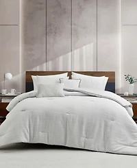 Kenneth Cole New York Embossed Waffle -Pc. Comforter Set