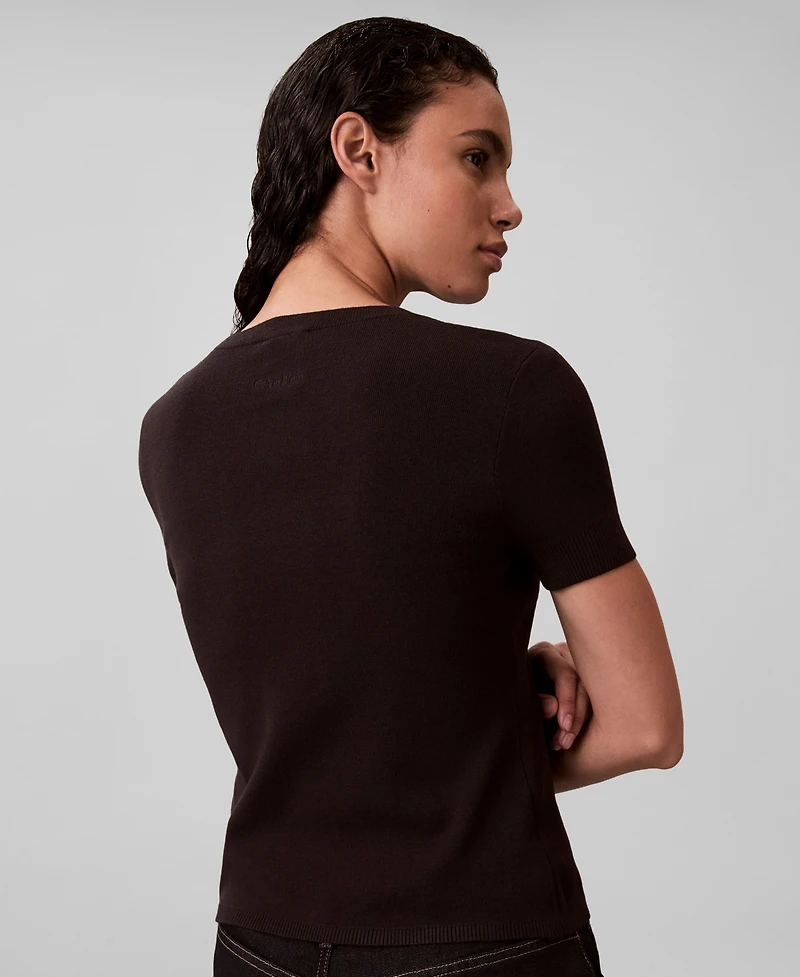 Calvin Klein Jeans Women's Tech Knit Slim Fit T-Shirt
