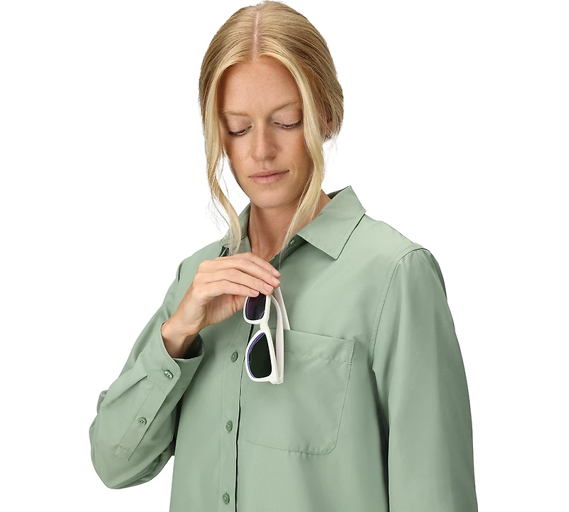 Marmot Women's Air Exchange Upf 40 Ls Classic Collar Shirt