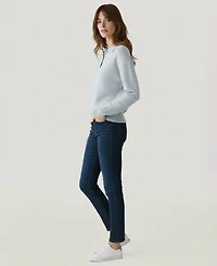 Naadam Women's Long Sleeves Lightweight Polo Sweater