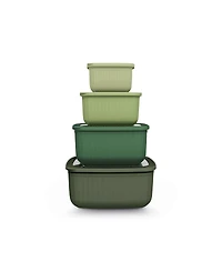 Art & Cook 8-Pc. Rectangle Bowl Set with Lids