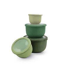 Art & Cook 8-Pc. Round Nesting Bowls Set with Lids
