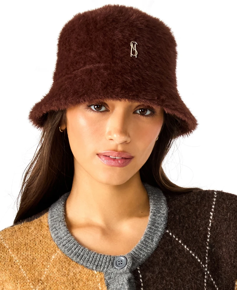 Steve Madden Fuzzy Bucket Hat