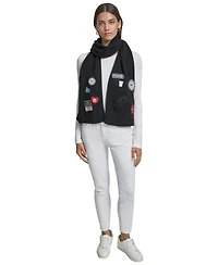 Dkny Women's Nyc Patches Scarf