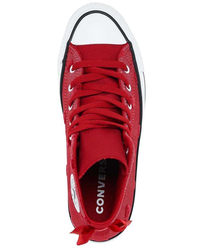 Converse Big Girls Chuck Taylor All Star Bows High Top Casual Sneakers from Finish Line