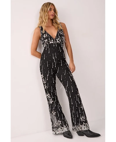 Nasty Gal Women's Droplet Plunge Jumpsuit